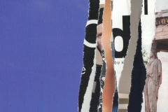 decollage of a magazine, digital print, limited edition of 10, 19 x 19