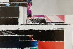 decollage of a magazine, 13 x 22,5 and 17 x 22,5