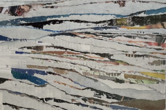 decollage of a magazine, 17,5 x 21