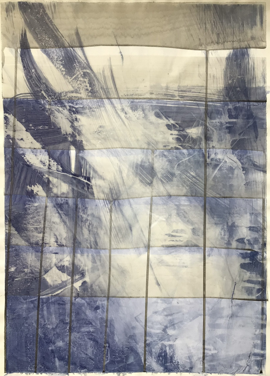 acrylic on paper, 50 x 70