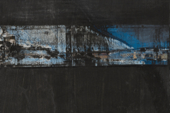 mixed media on HDF panel, 30 x 30